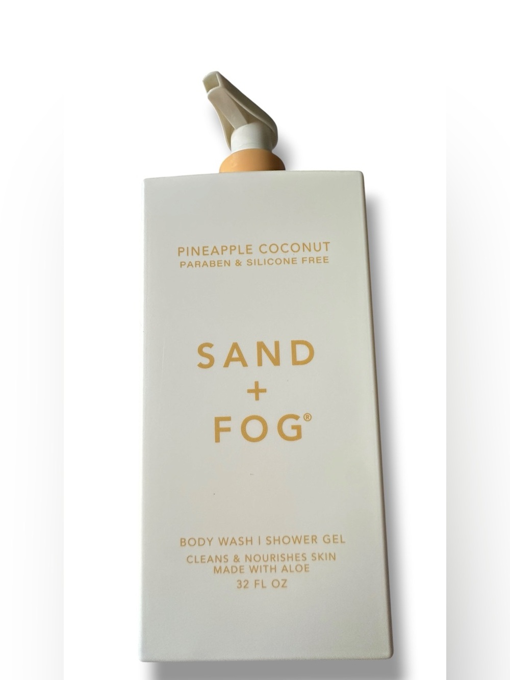 Sand + Fog Huge Pineapple Coconut Body Wash - Cream 32 oz Tropical 🏝️ Yummy